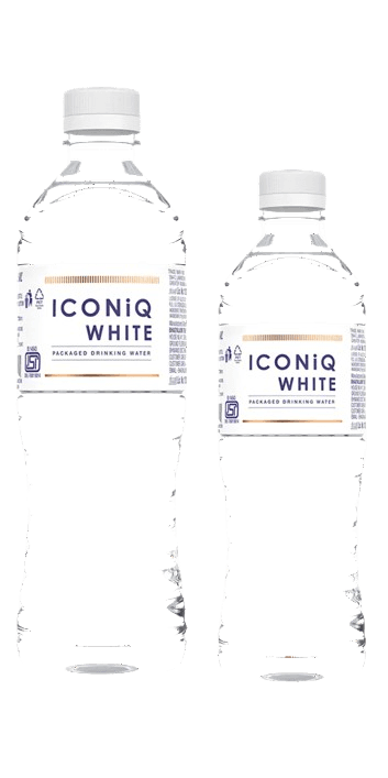 ICONiQ White Packaged Drinking Water WATER bottle