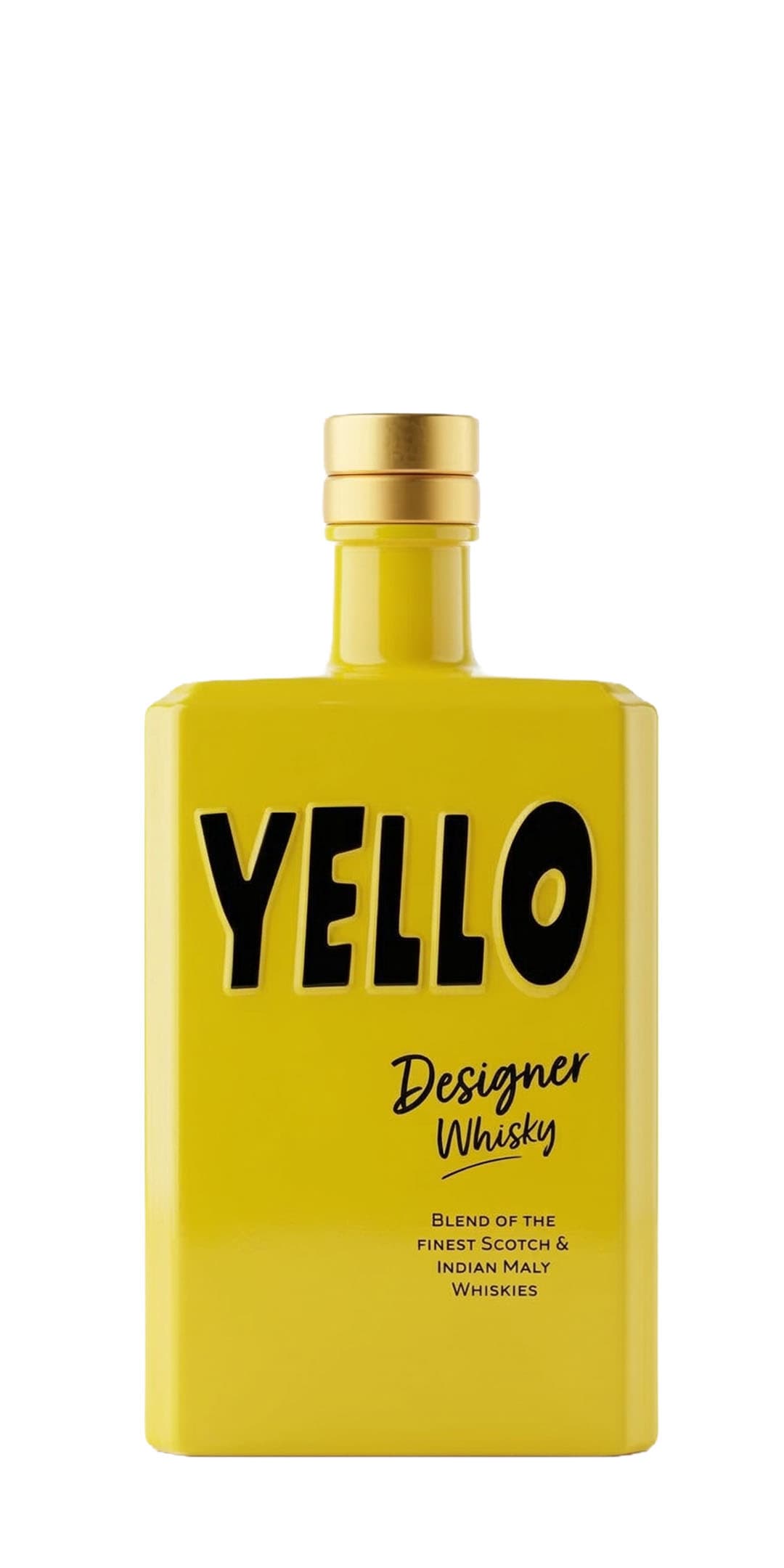 Yello Designer Whisky bottle