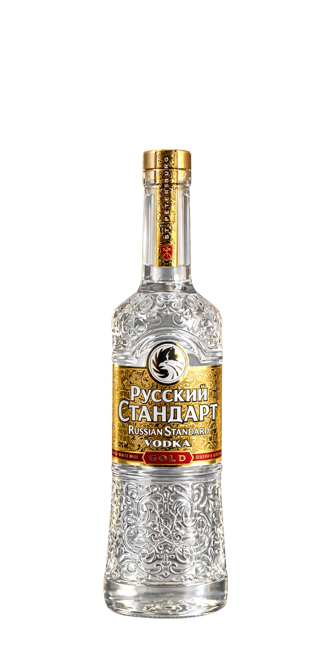 Russian Standard Gold Vodka bottle