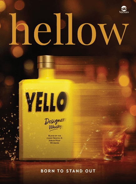 ABD Maestro unveils YELLO Designer Whisky, a bold new fusion of Scotch and Indian Malts