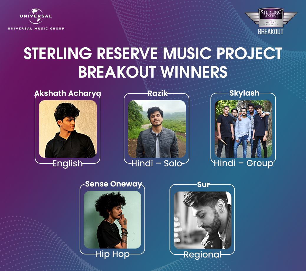 Sterling Reserve Music Project announces winners of SRMP ‘BREAKOUT’ 
