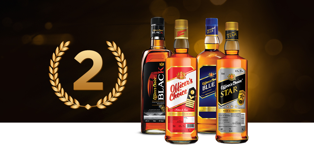 Officer’s Choice No. 2 Global Spirits Brand – Economic Times