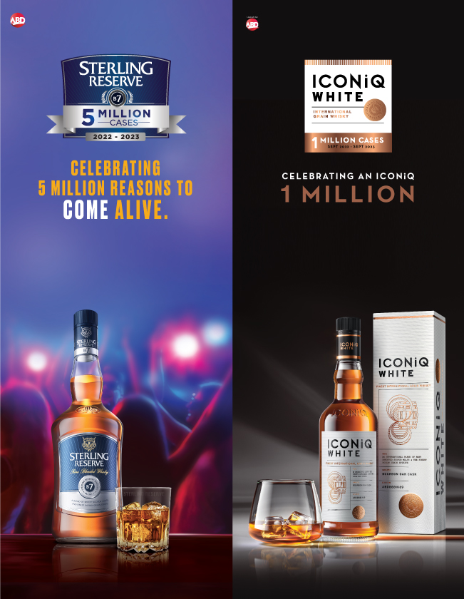 ABD delivers 2 millionaire brands in the Prestige and Above segments in the last 5 years
