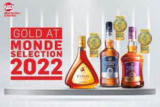 Allied Blenders strikes ‘3 Gold’s’ at the Monde Selection Quality Awards 2022